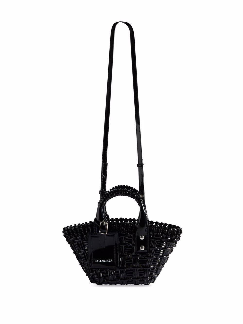 Ba*len*cia*ga xxs bistro basket tote bag