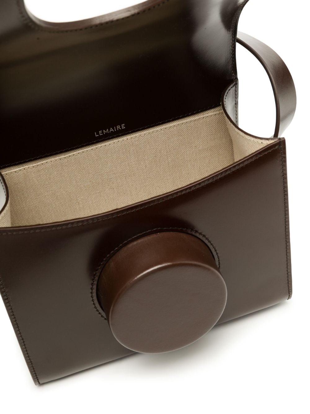 Lemaire Camera leather crossbody bag