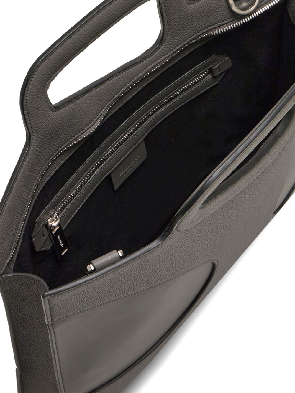 Ferragamo cut-out detail business bag