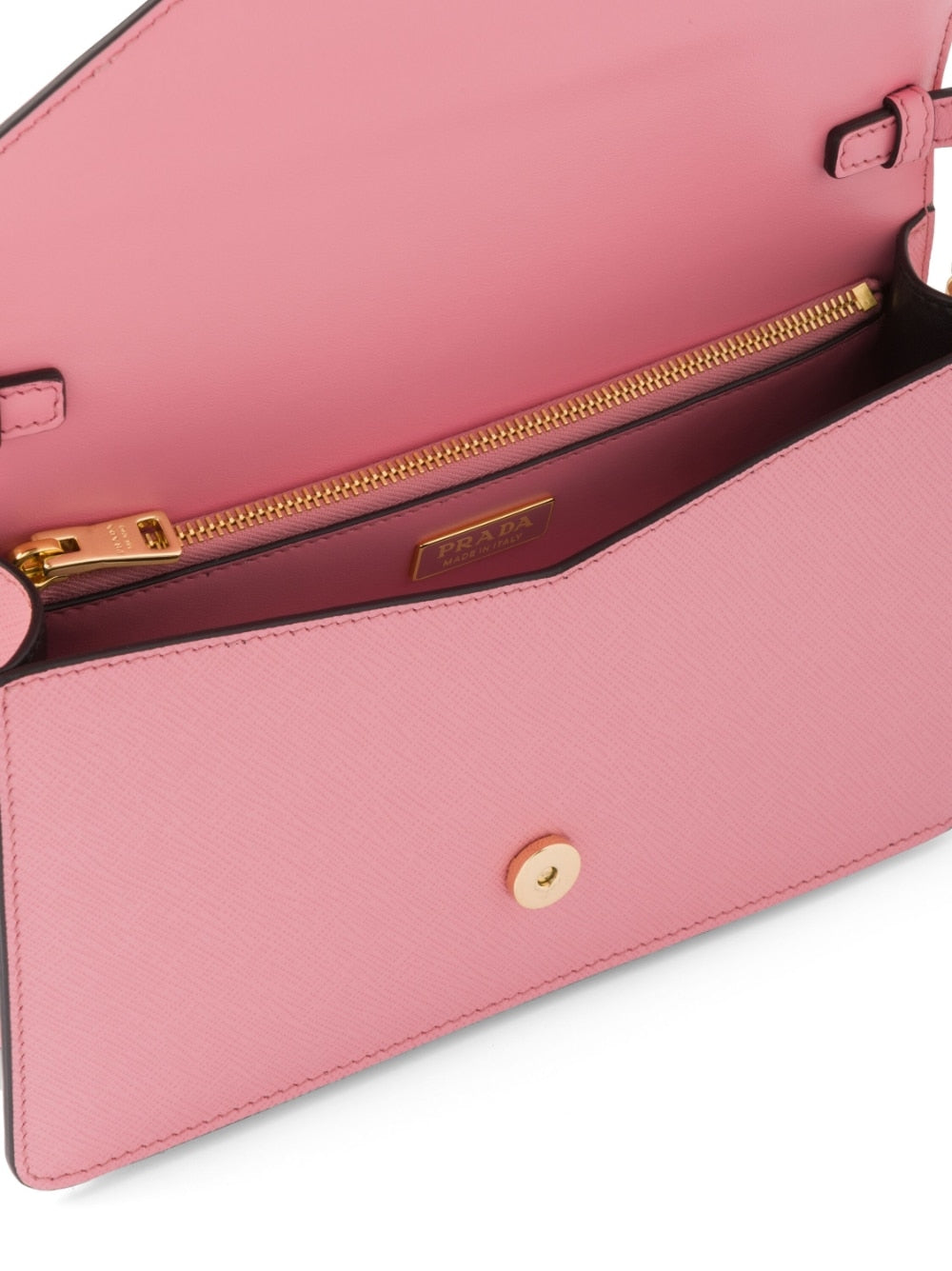 Pra*a logo-plaque shoulder bag