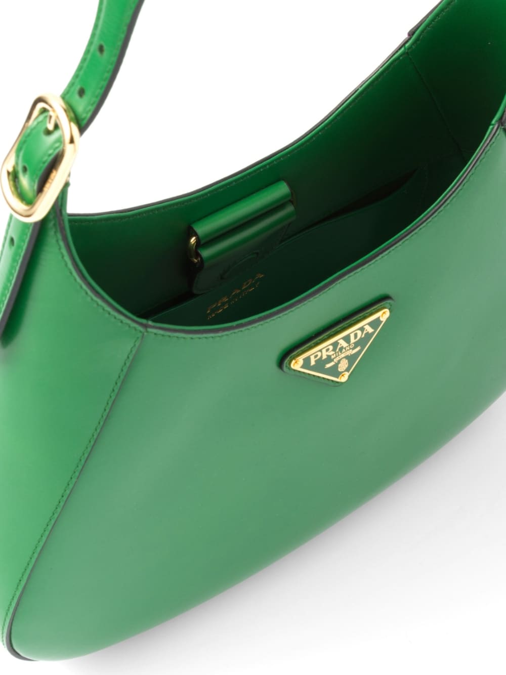 Pra*a calf-leather shoulder bag