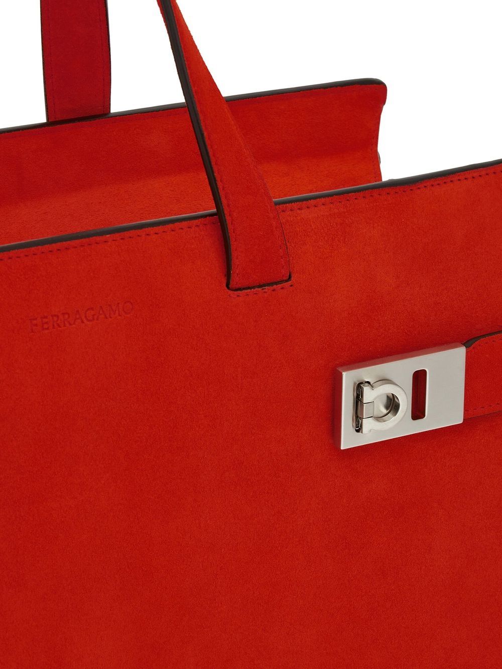 Ferragamo Gancini-fasten large tote bag