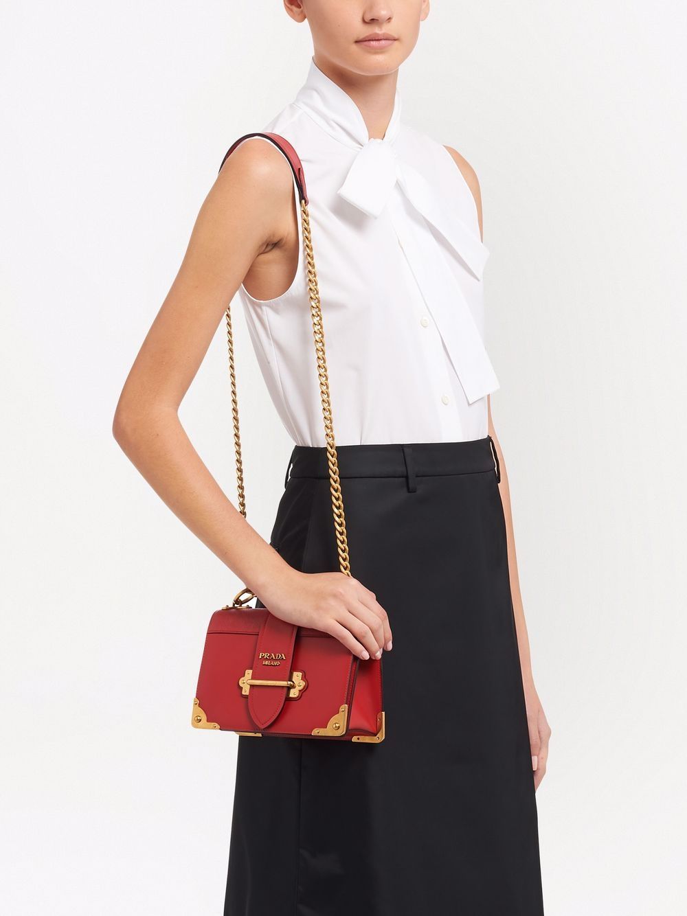 Pra*a cahier shoulder bag