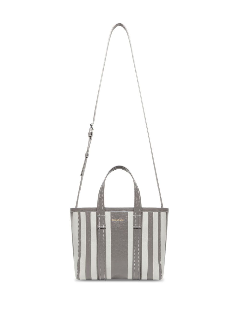 Ba*len*cia*ga barbès stripe tote bag