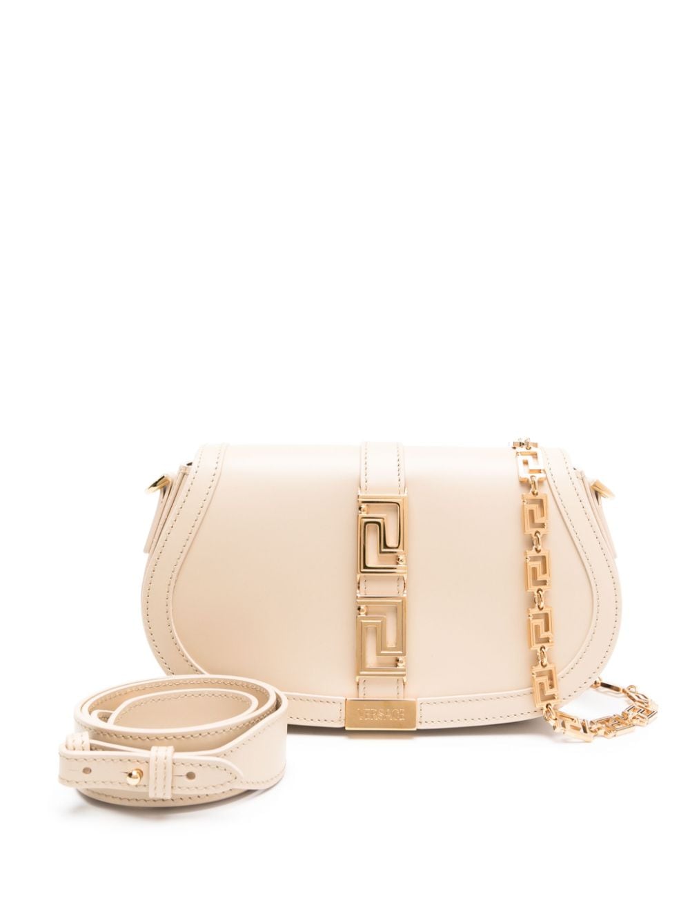 Versace Greca Goddess leather shoulder bag