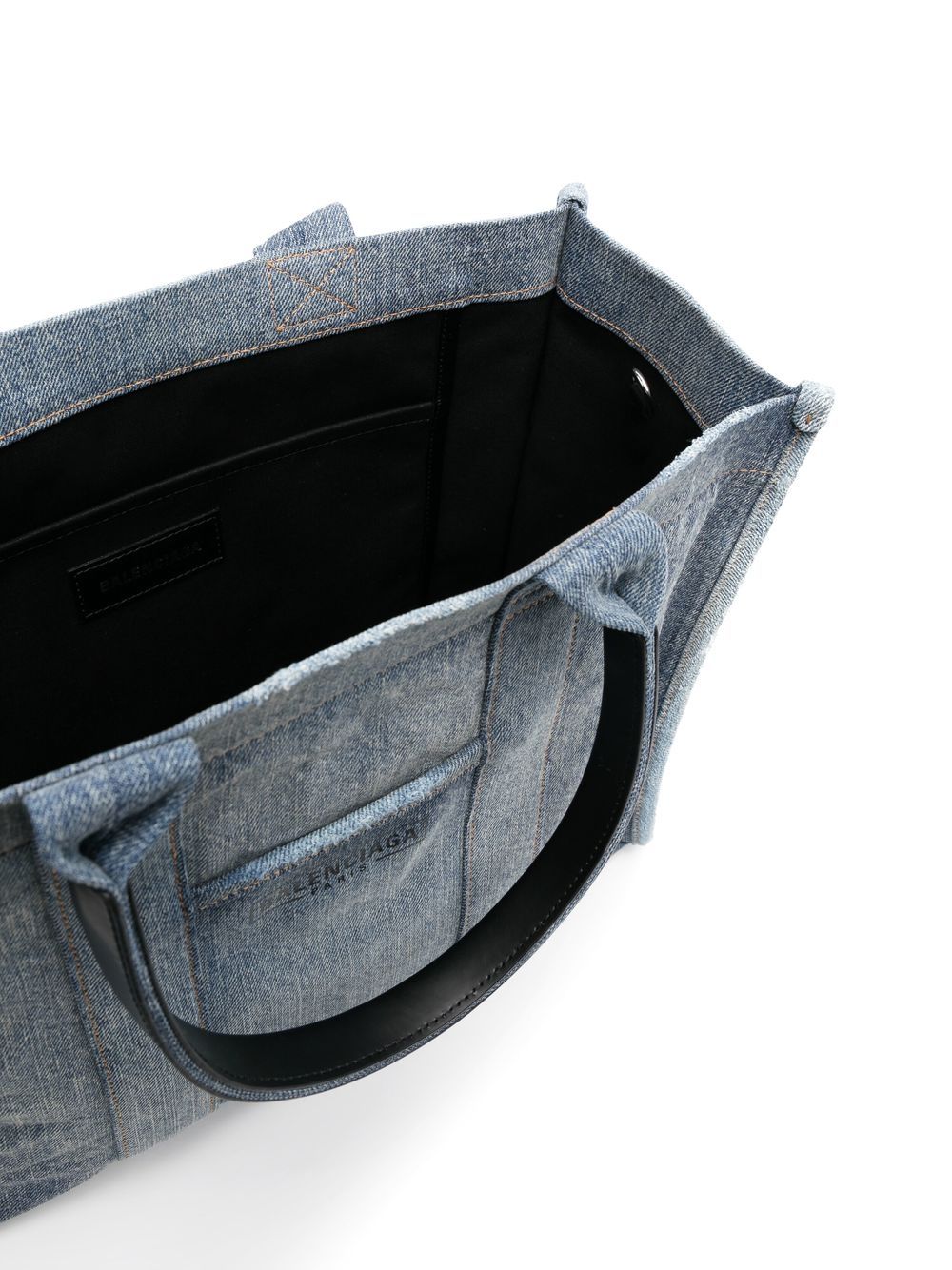Ba*len*cia*ga hardware denim belt bag