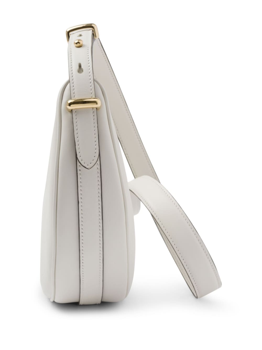 Pra*a arqué leather shoulder bag