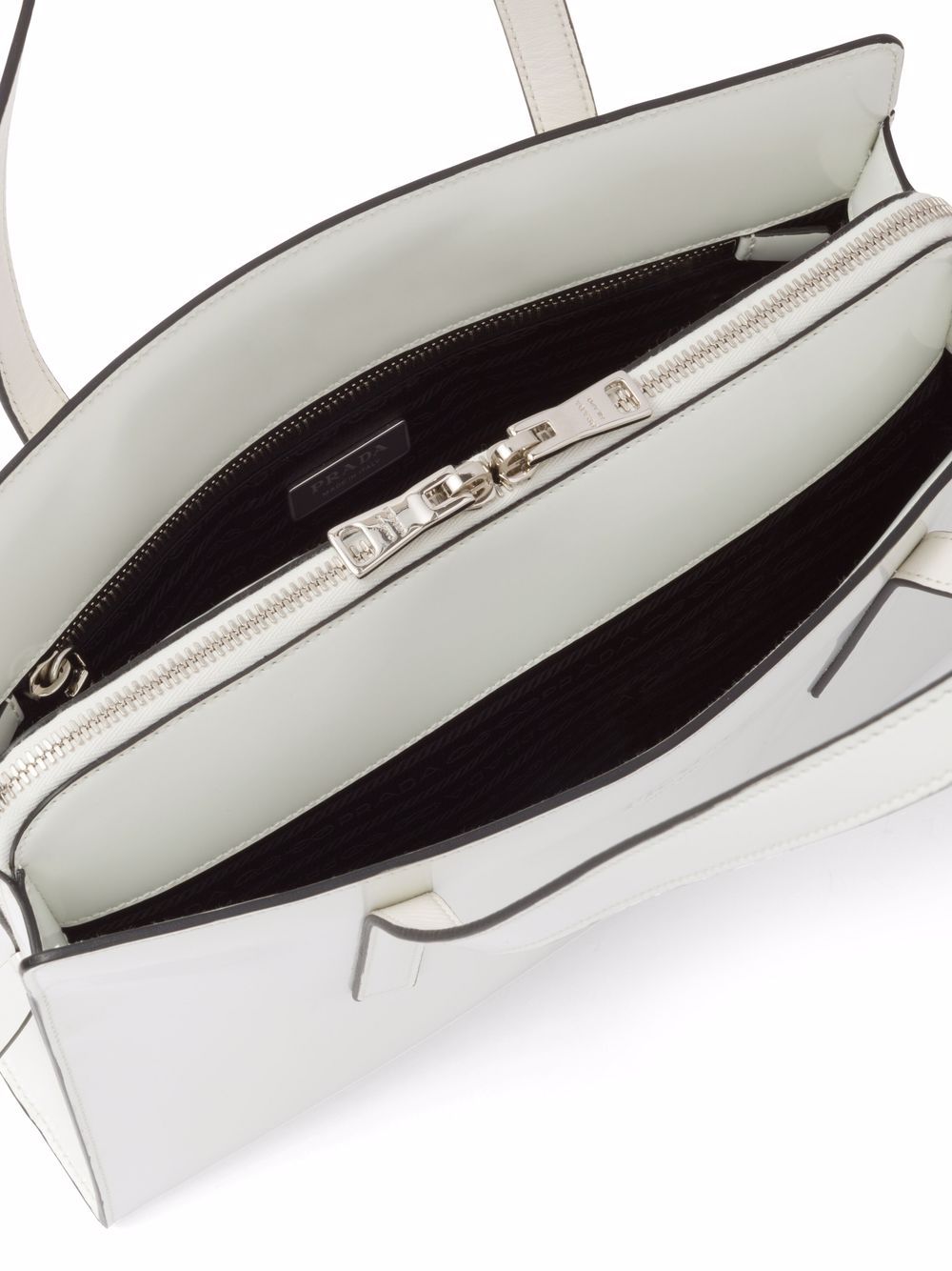 Pra*a large re-edition 1995 leather handbag