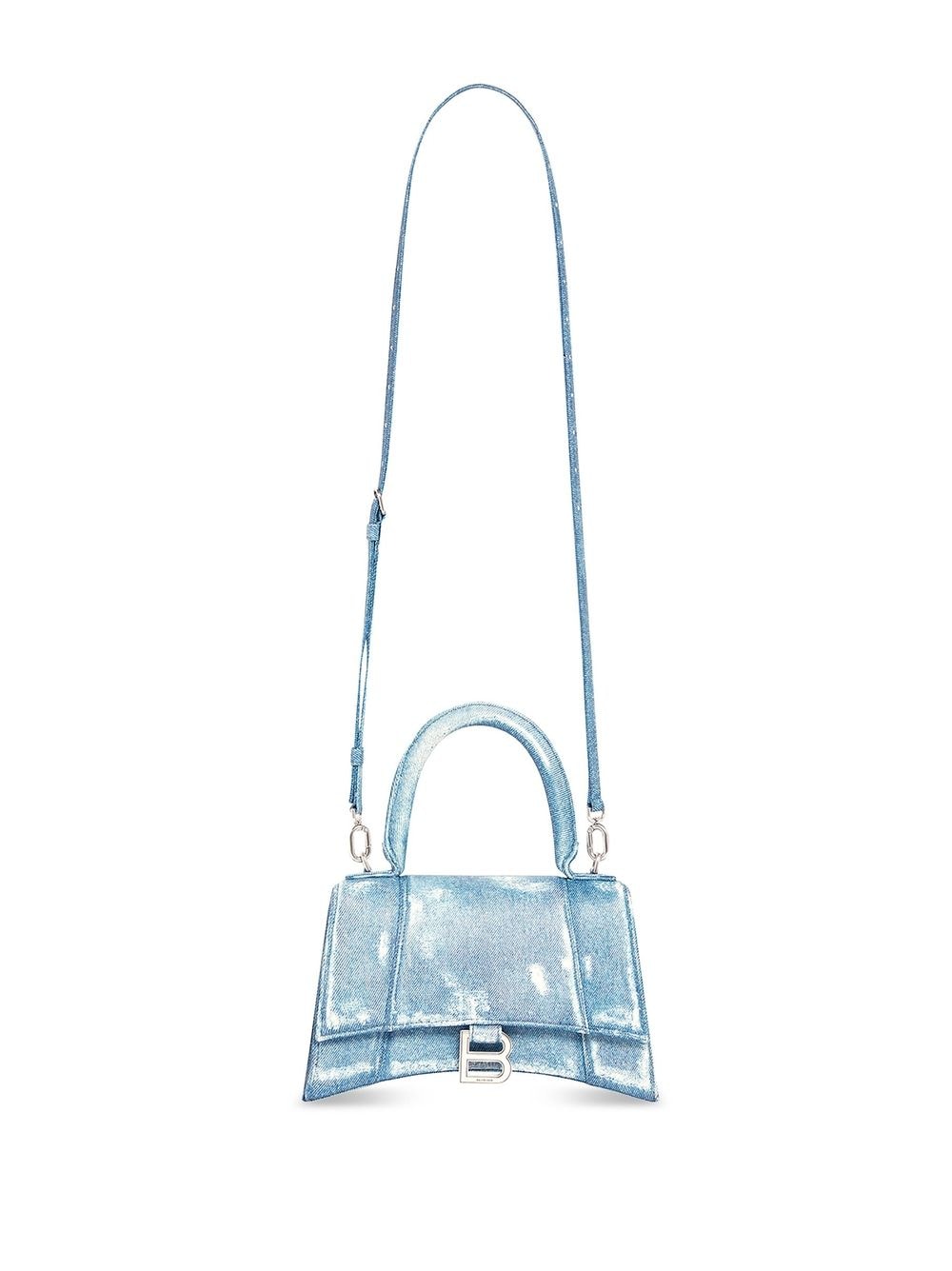 Ba*len*cia*ga s hourglass top-handle bag