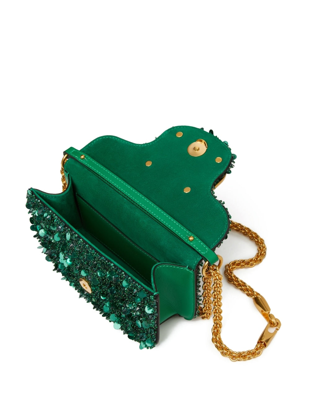 Valentino Garavani small Locò embellished shoulder bag