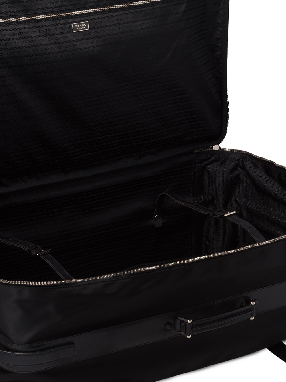 Pra*a saffiano suitcase