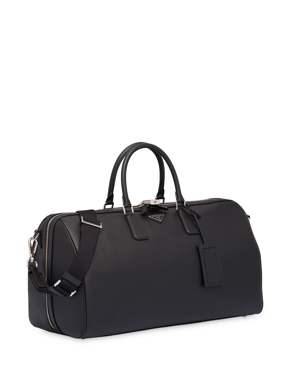 Pra*a saffiano leather duffle bag