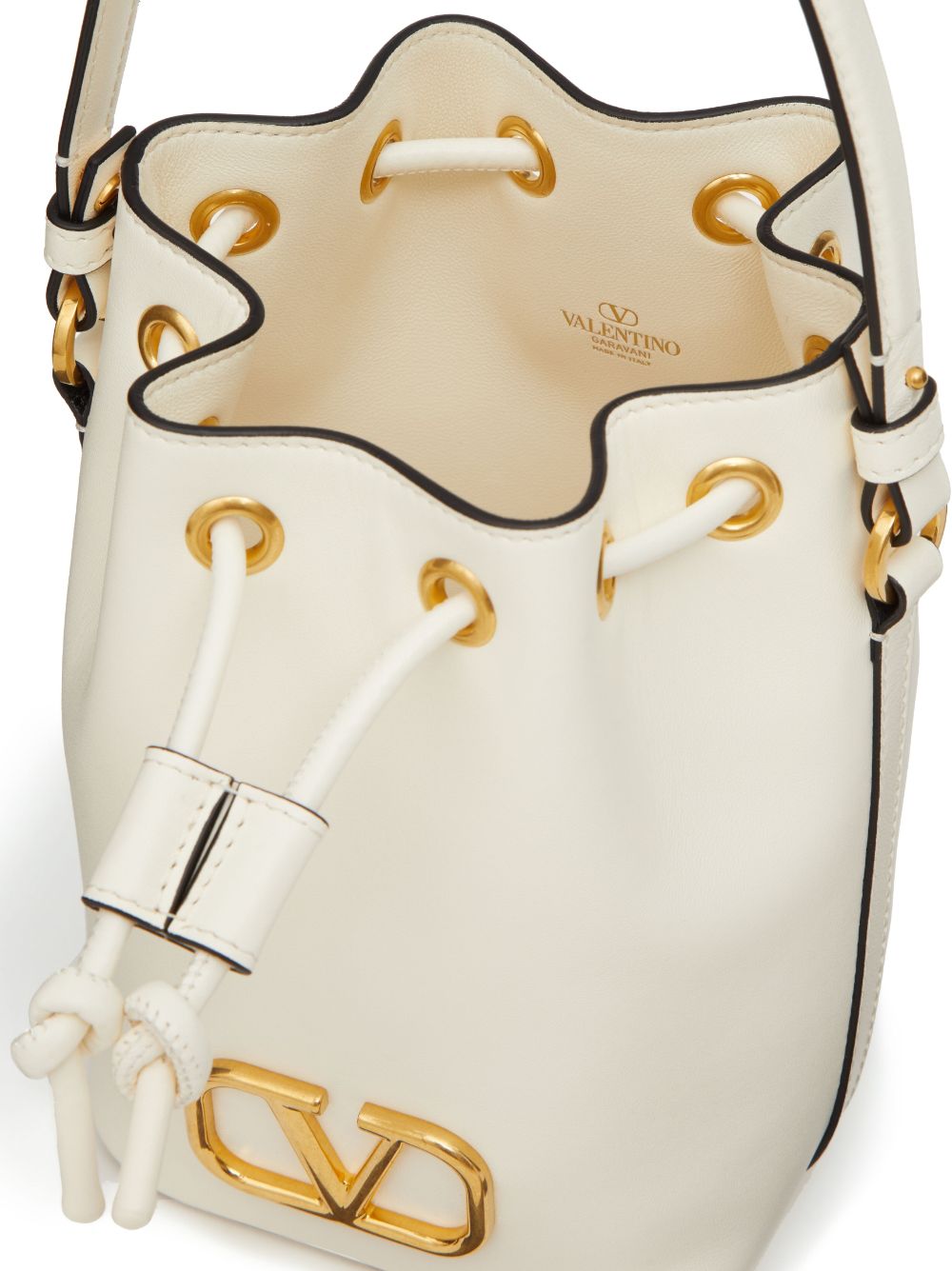 Valentino Garavani mini VLogo Signature leather bucket bag