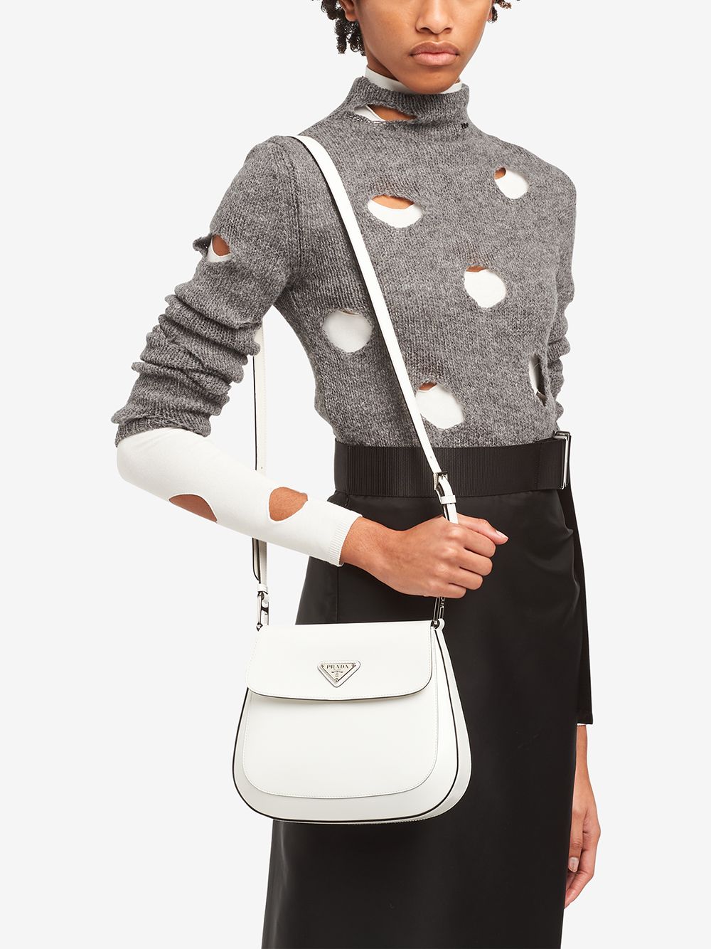 Pra*a cleo leather shoulder bag