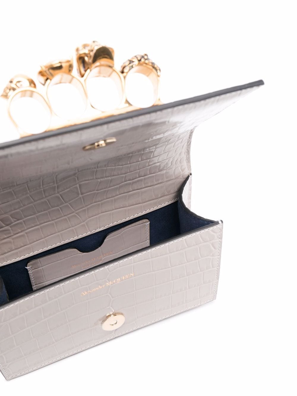 Alexander McQueen knuckleduster crossbody bag