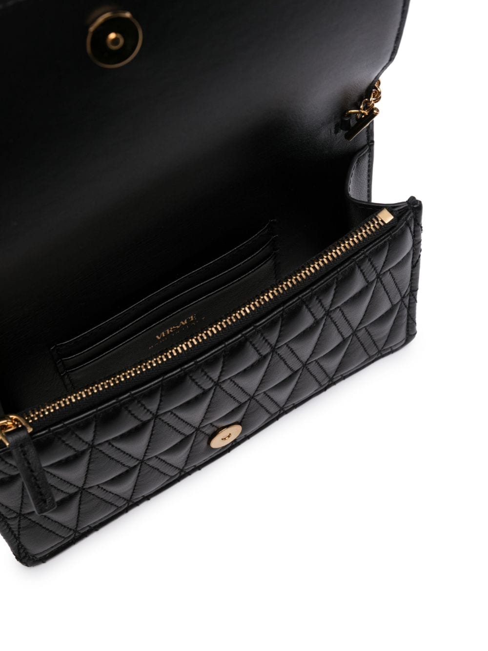 Versace Virtus quilted crossbody bag