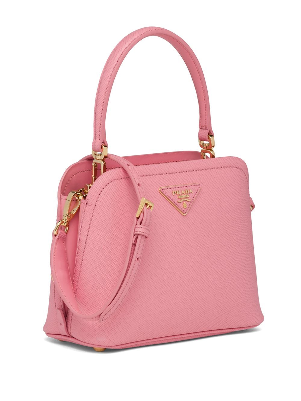 Pra*a Pra*a matinée micro saffiano leather bag