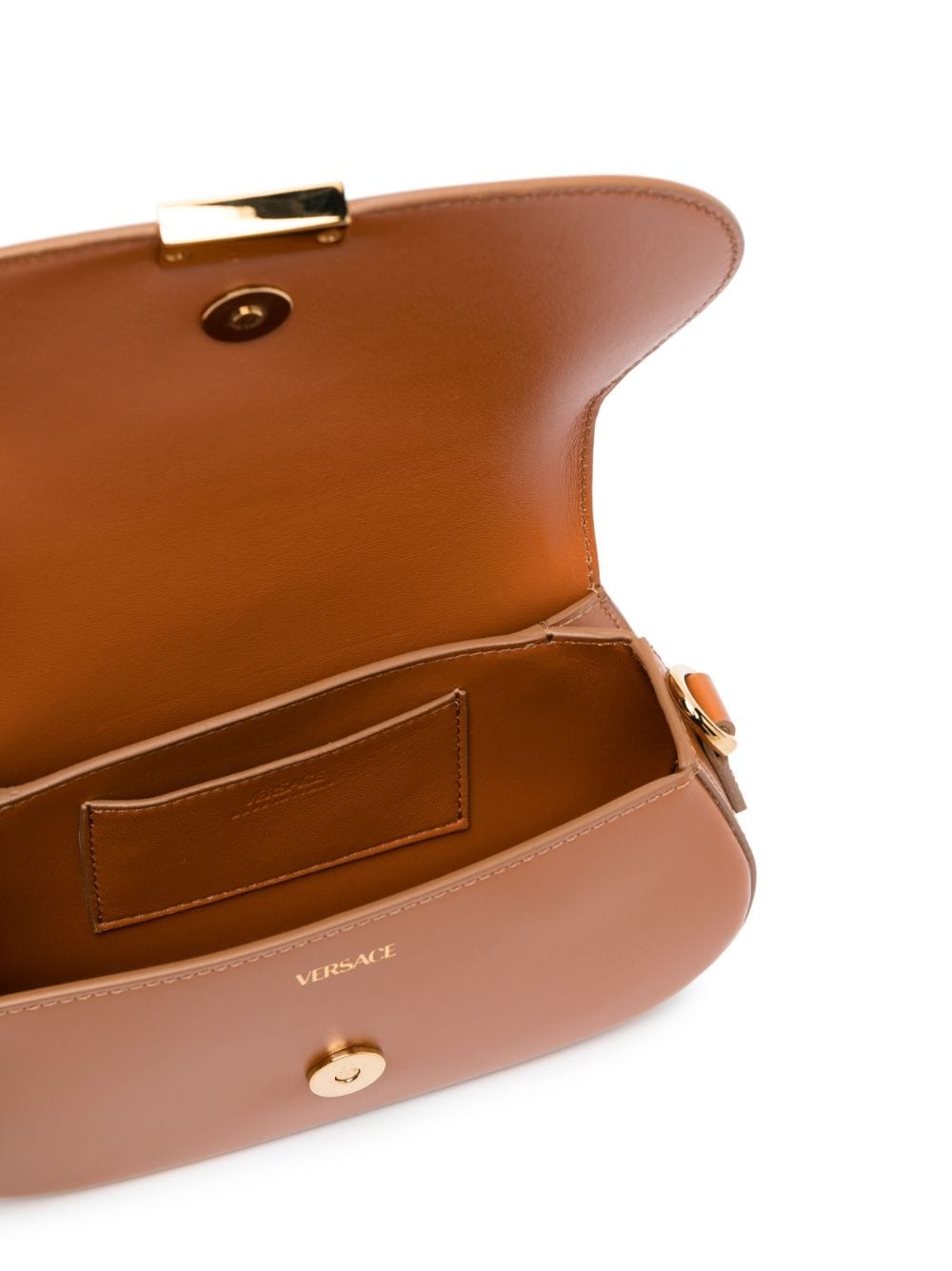 Versace Mini Greca Goddess leather shoulder bag