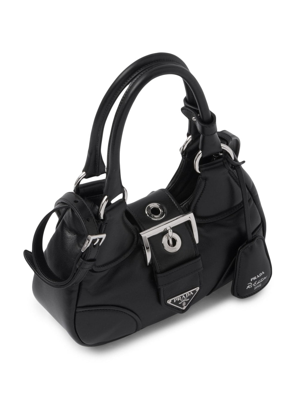 Pra*a moon padded nappa-leather mini bag
