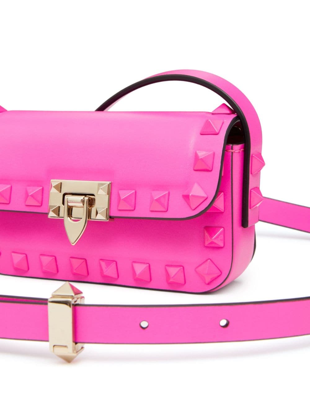 Valentino Garavani micro Rockstud23 leather shoulder bag