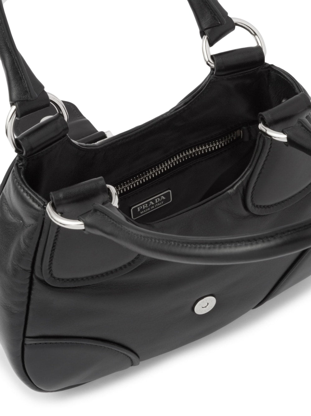 Pra*a moon padded nappa-leather mini bag