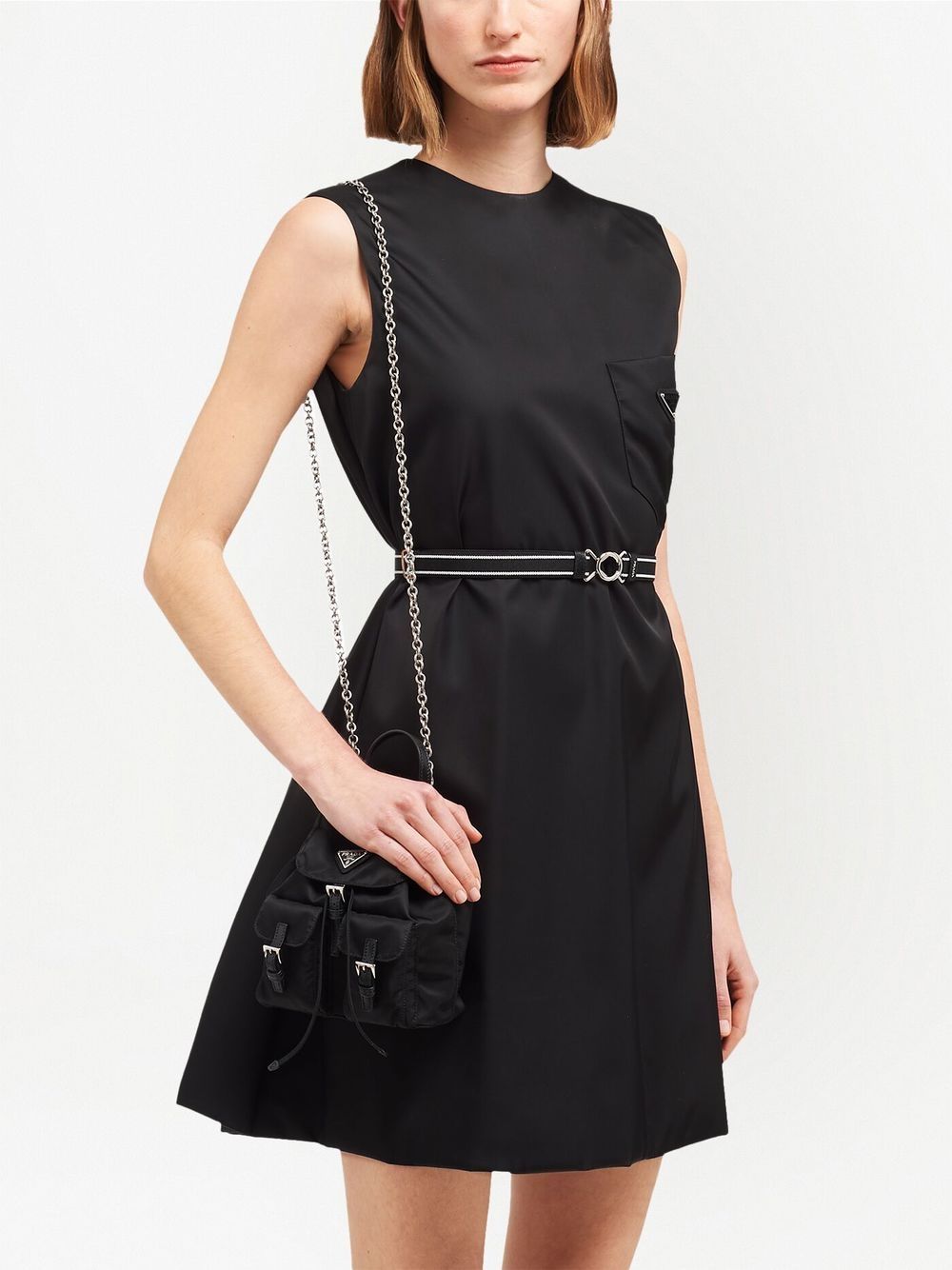 Pra*a vela logo-plaque backpack