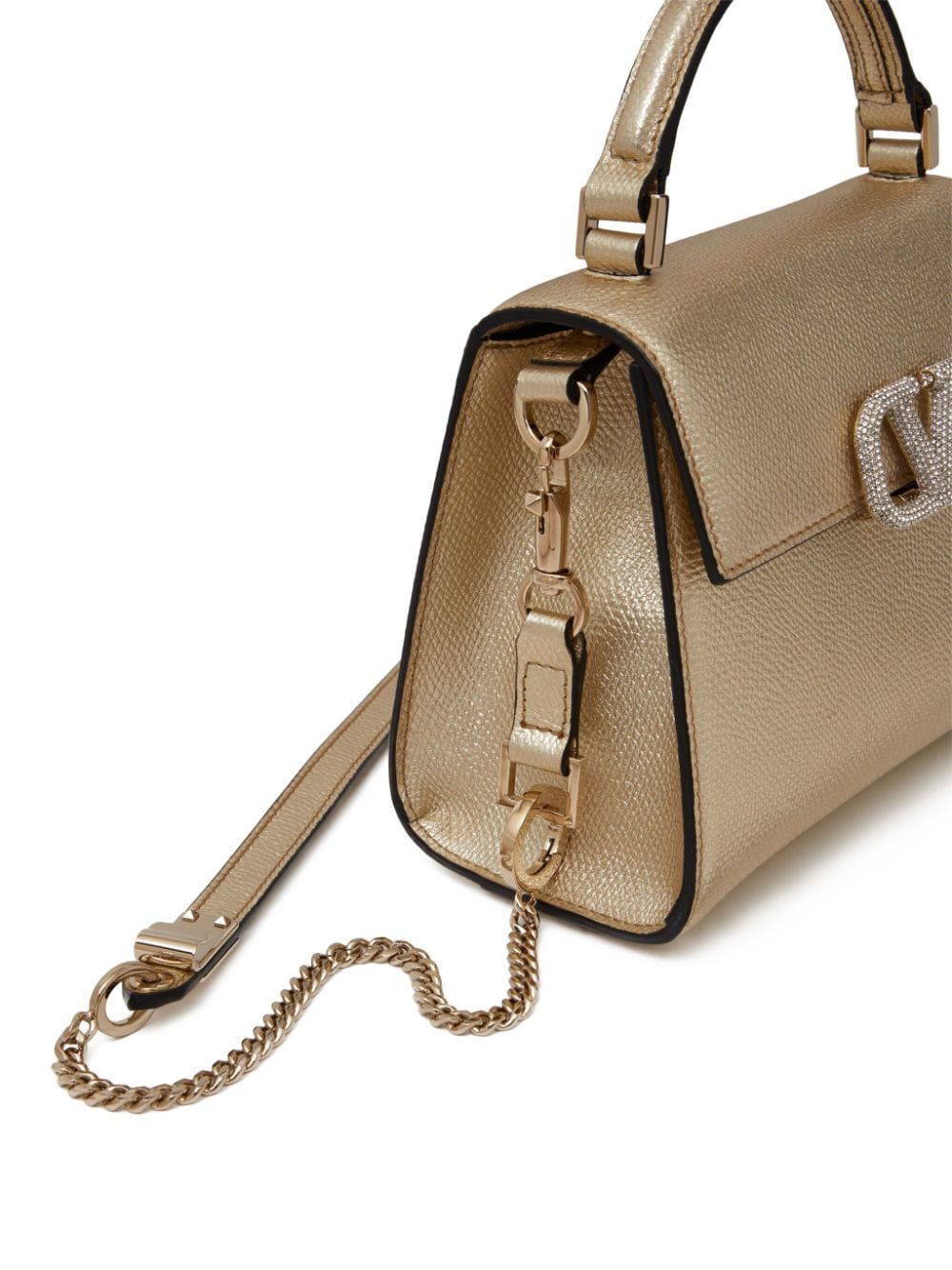 Valentino Garavani mini VSling metallic handbag