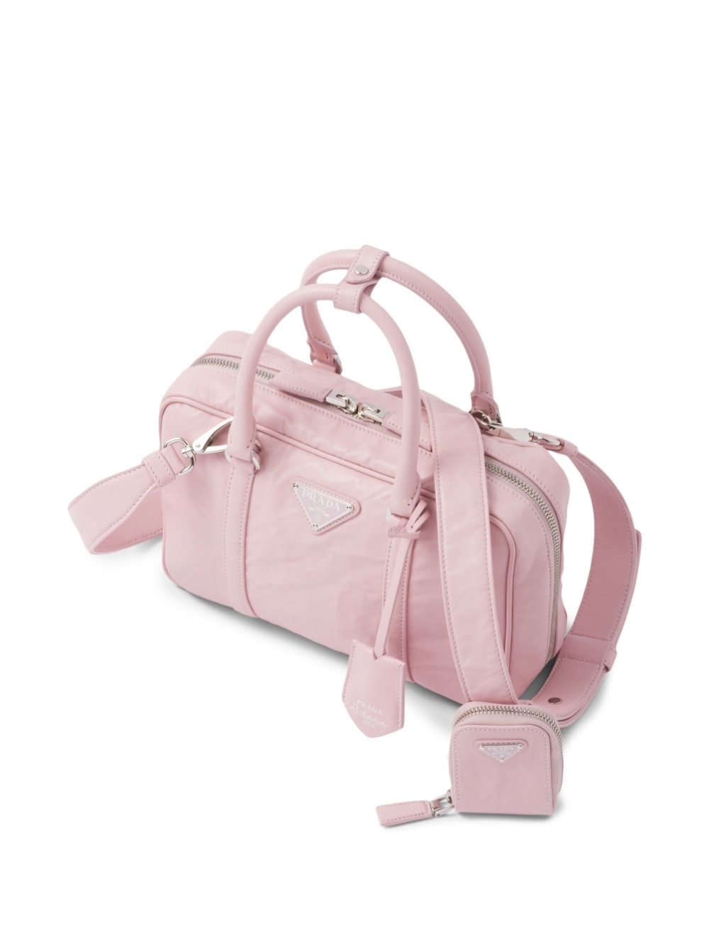 Pra*a medium leather tote bag