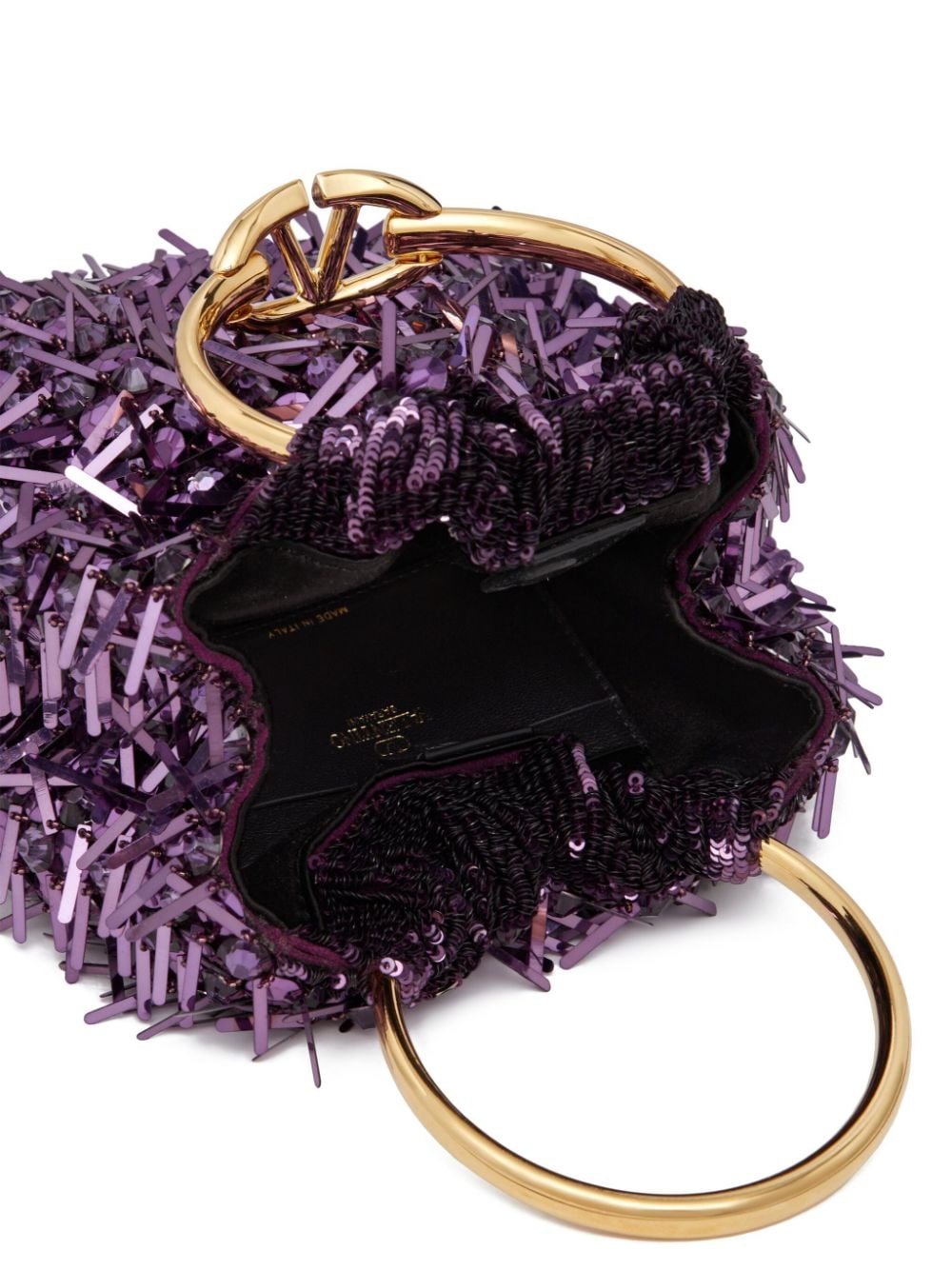 Valentino Garavani small Carry Secrets embroidered bucket bag