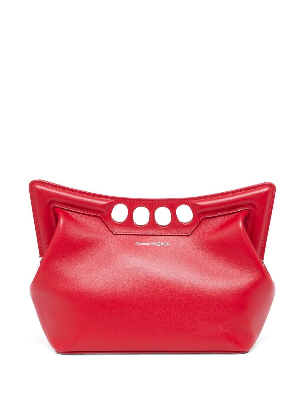 Alexander McQueen The Peak curved mini bag