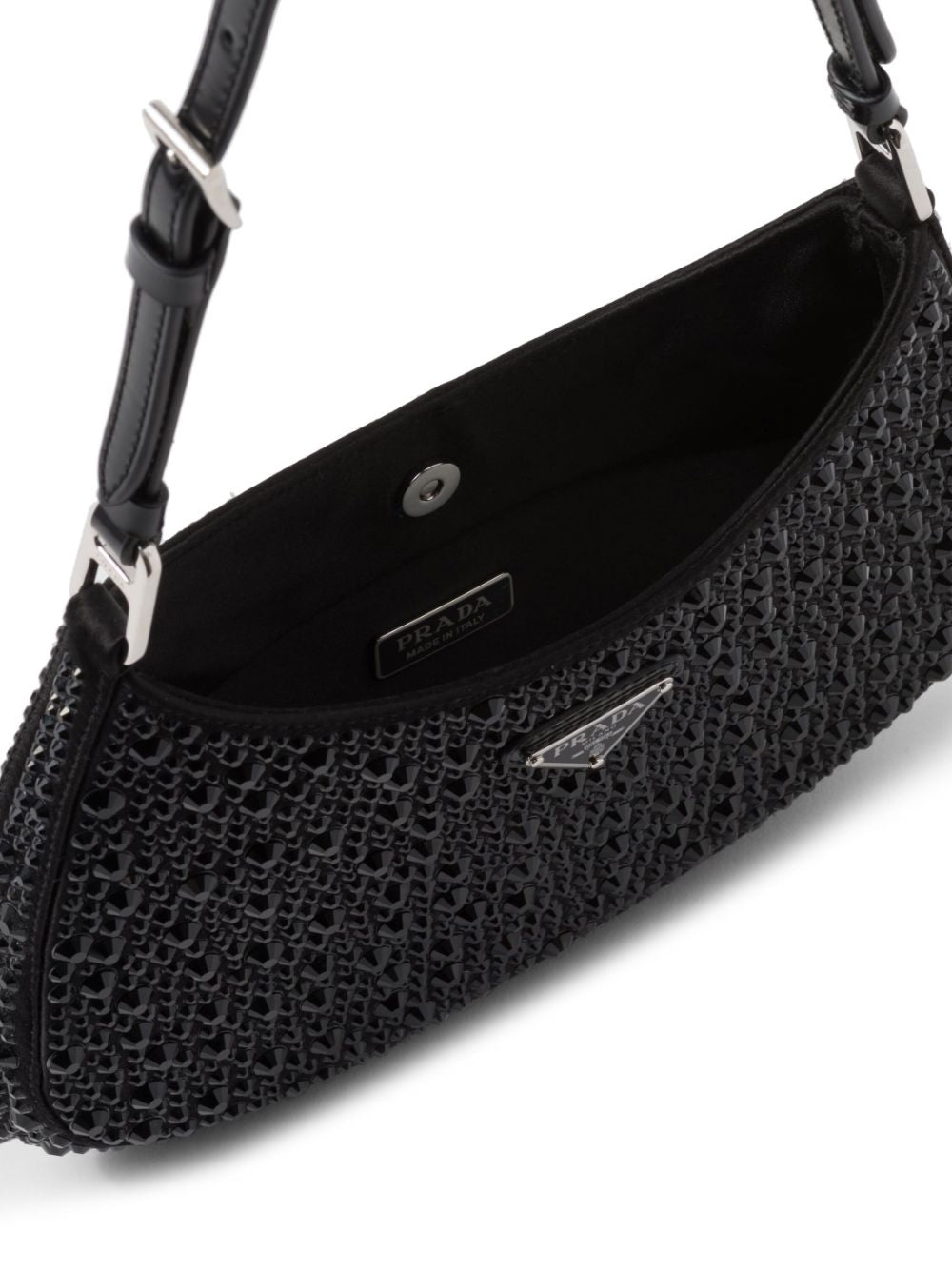 Pra*a cleo crystal-embellished shoulder bag