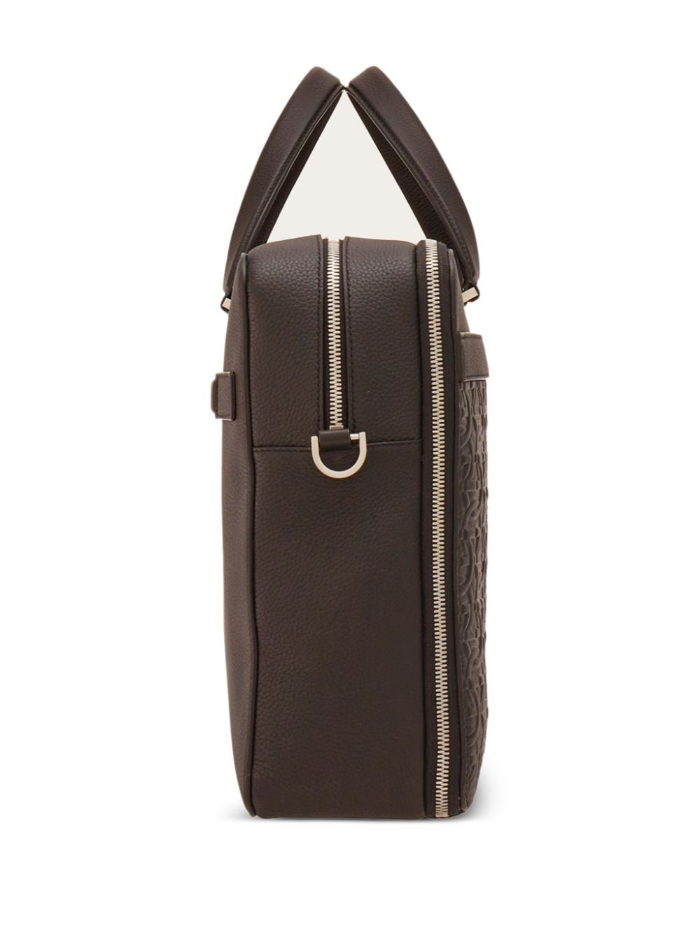 Ferragamo Gancini zipped briefcase