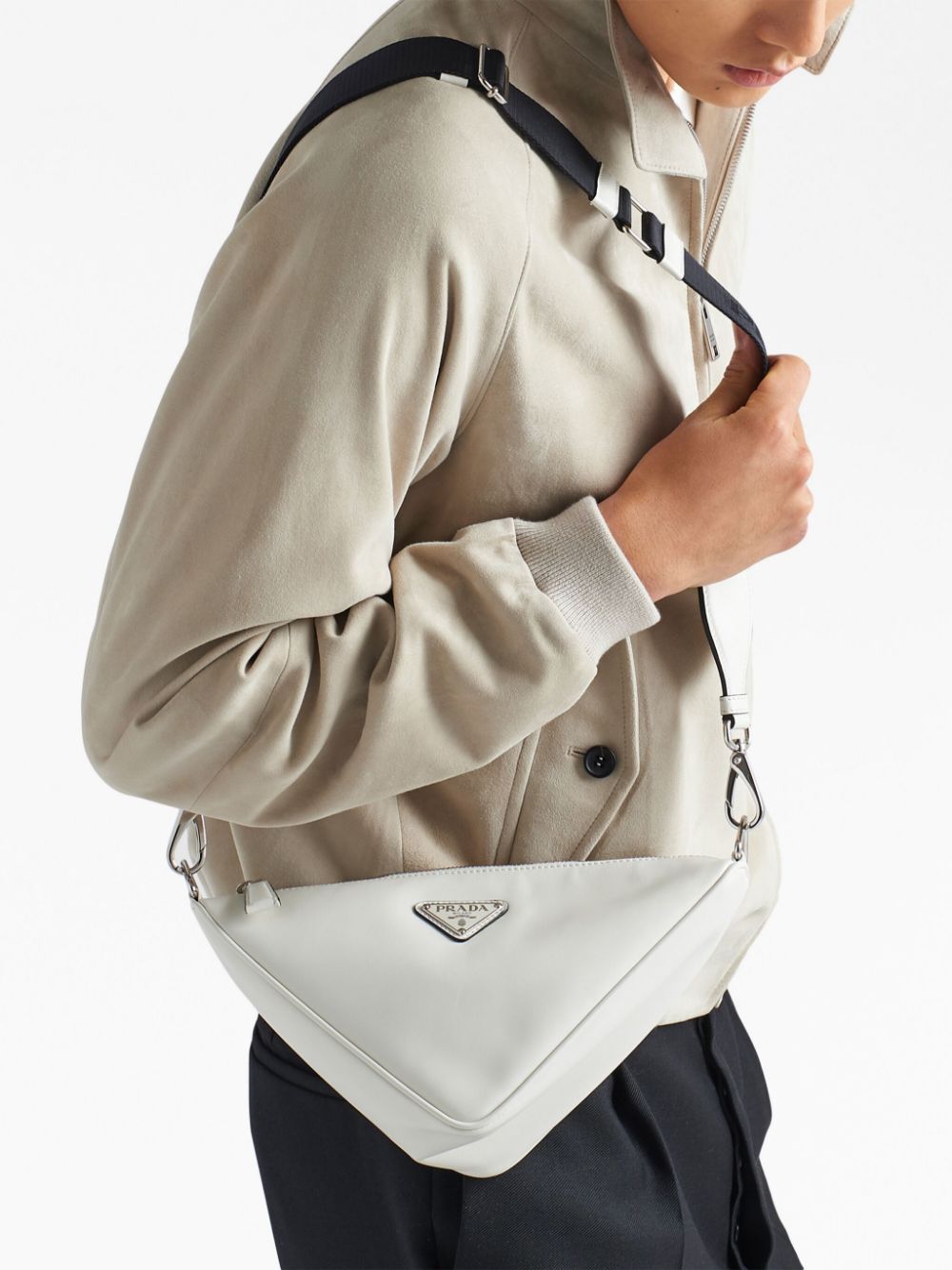 Pra*a Pra*a triangle shoulder bag