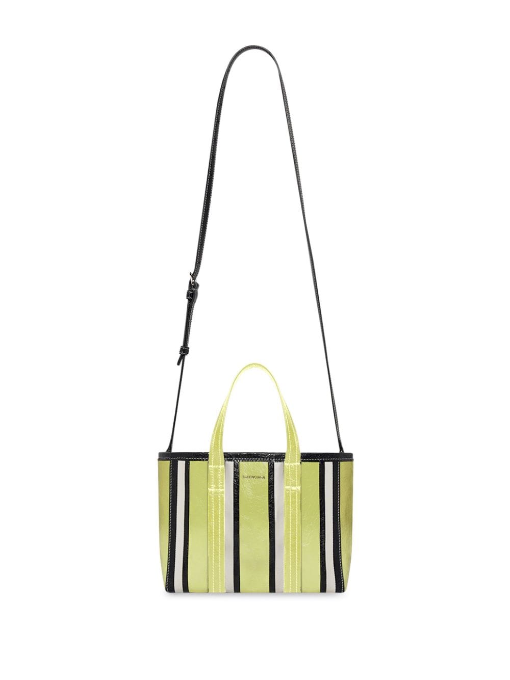 Ba*len*cia*ga barbes east-west striped shopper tote