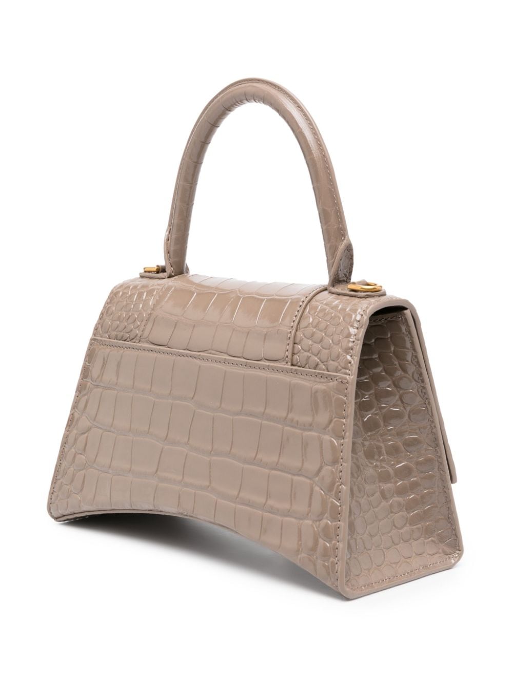 Ba*len*cia*ga small hourglass leather tote bag