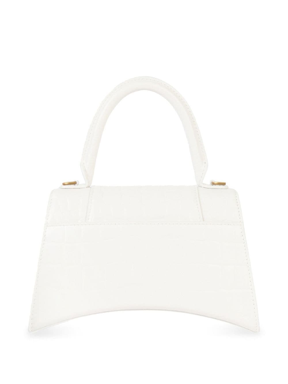 Ba*len*cia*ga small hourglass crocodile effect bag