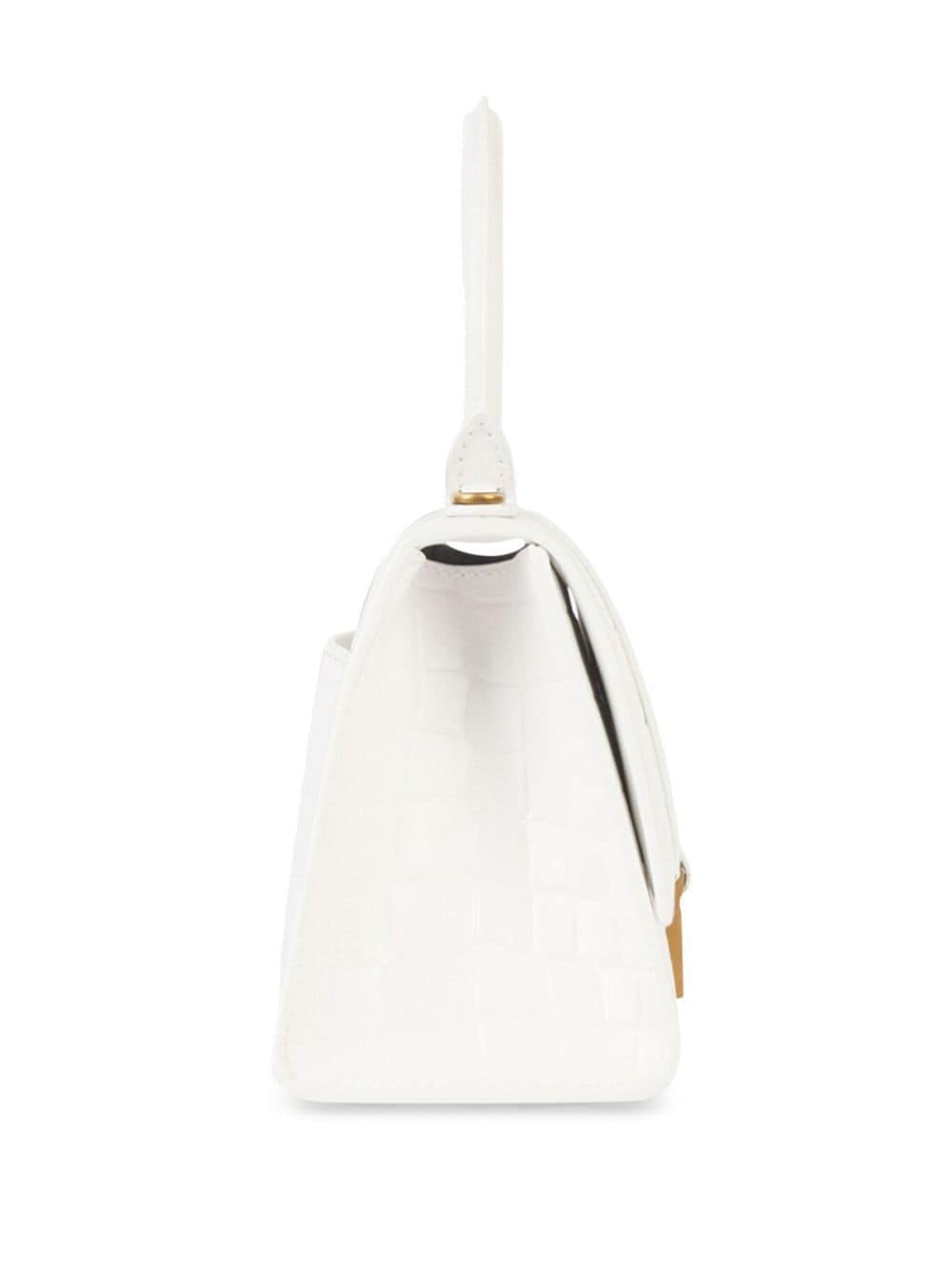 Ba*len*cia*ga small hourglass crocodile effect bag