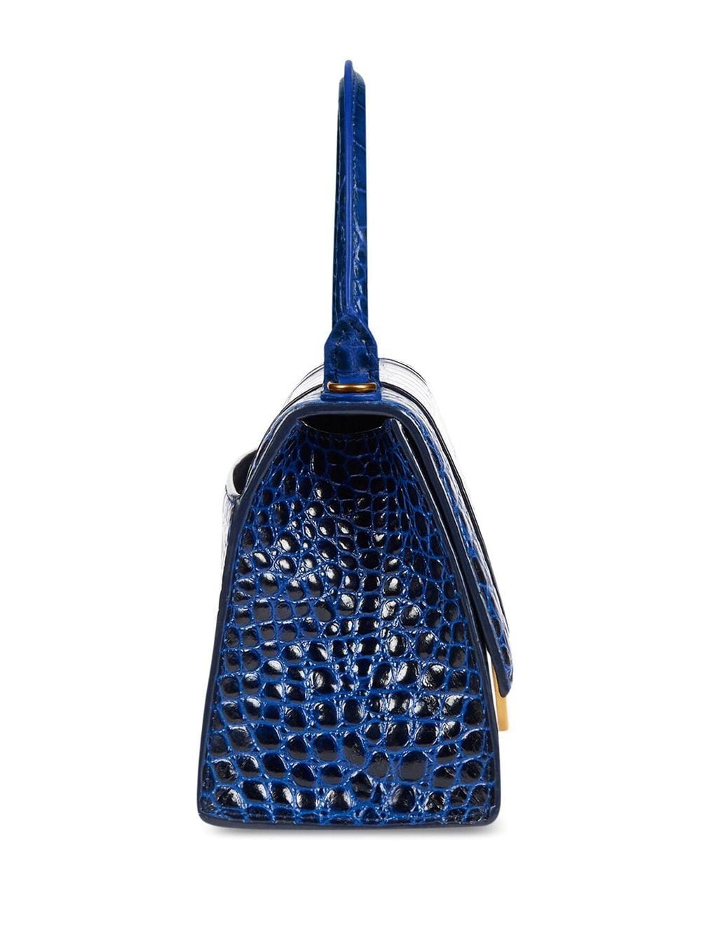 Ba*len*cia*ga small hourglass crocodile effect bag