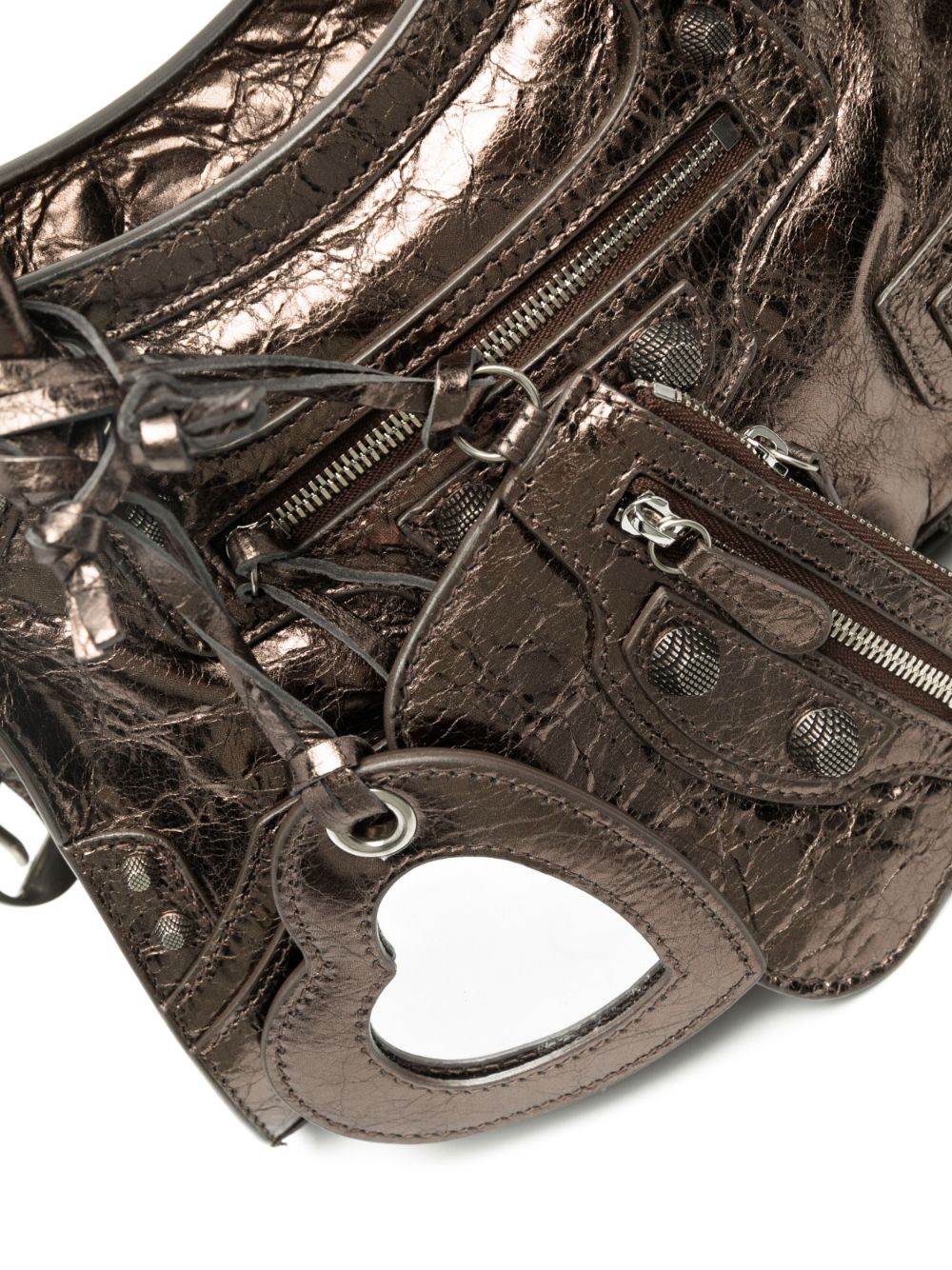 Ba*len*cia*ga xs neo cagole metallic tote bag