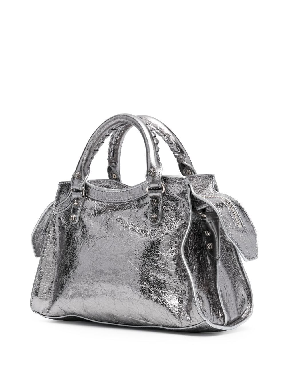 Ba*len*cia*ga xs neo cagole metallic tote bag