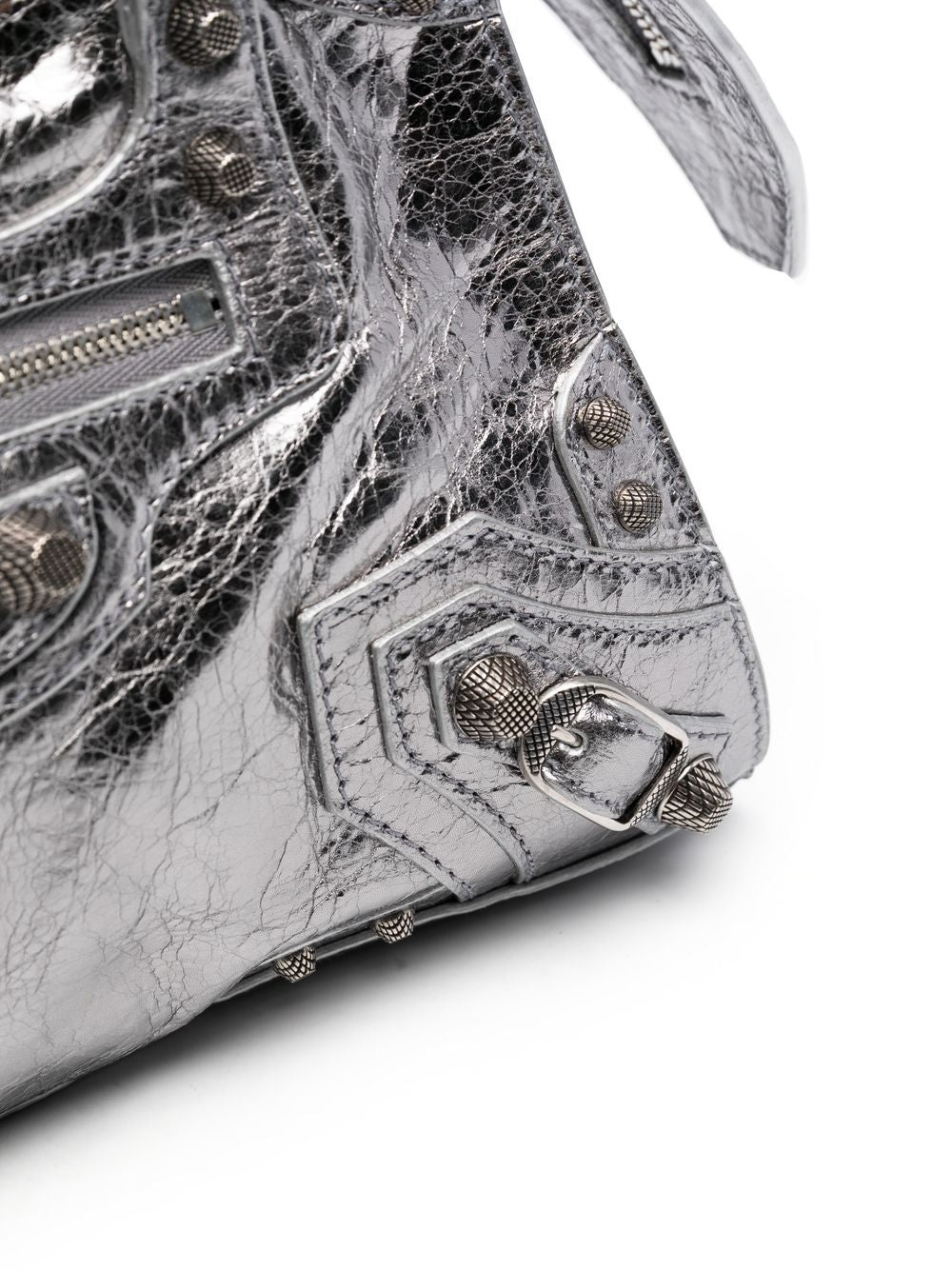 Ba*len*cia*ga xs neo cagole metallic tote bag