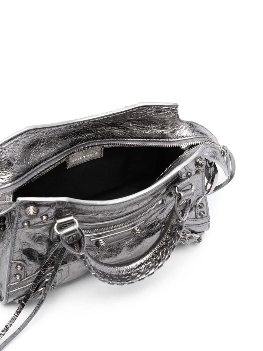 Ba*len*cia*ga xs neo cagole metallic tote bag