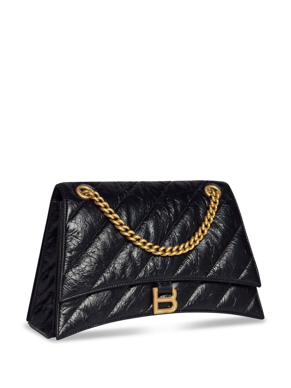 Ba*len*cia*ga crush quilted shoulder bag