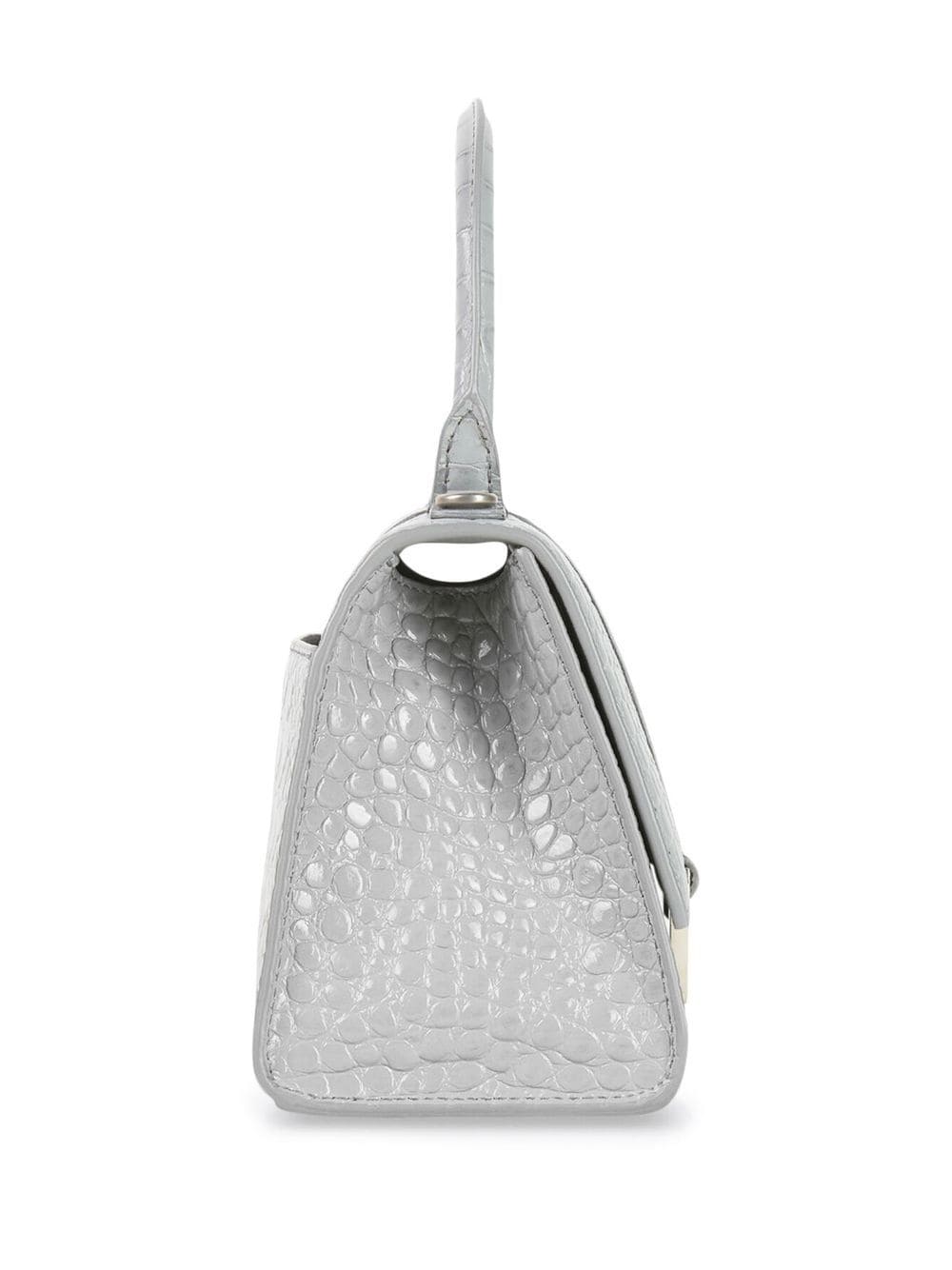 Ba*len*cia*ga small hourglass crocodile-effect tote bag